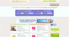 Desktop Screenshot of colocation-bordeaux.com