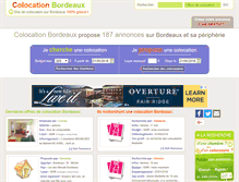 Tablet Screenshot of colocation-bordeaux.com